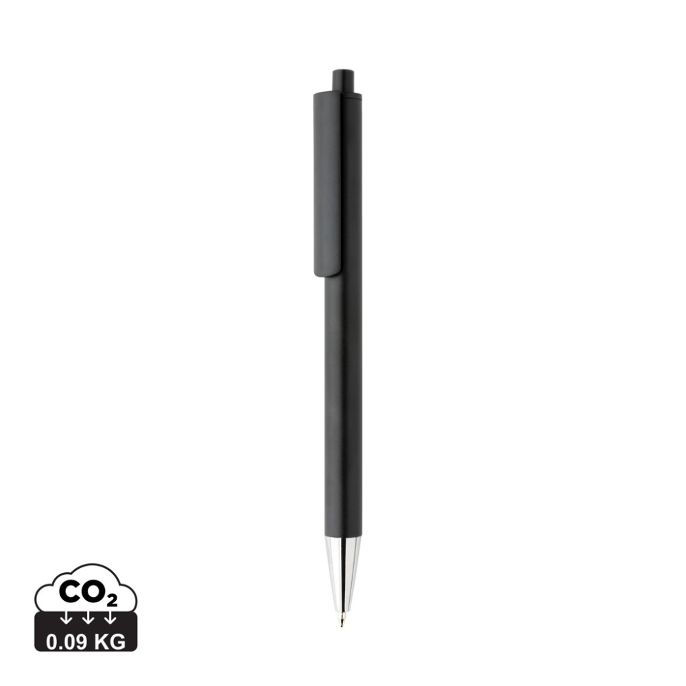 Logo trade promotional merchandise picture of: Amisk RCS certified recycled aluminum pen