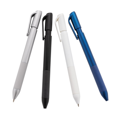 Logo trade promotional items picture of: TwistLock GRS certified recycled ABS pen