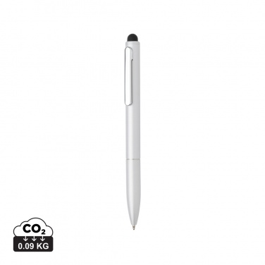 Logotrade promotional merchandise photo of: Kymi RCS certified recycled aluminium pen with stylus