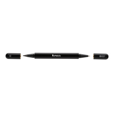 Logotrade promotional giveaways photo of: Swiss Peak Storm RCS recycled aluminum dual tip pen