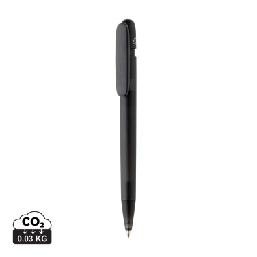 Logotrade promotional product picture of: Devin GRS certified RABS pen transparent