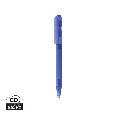 Logotrade promotional products photo of: Devin GRS certified RABS pen transparent