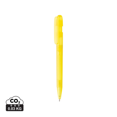 Logo trade corporate gifts image of: Devin GRS certified RABS pen transparent