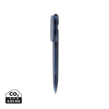 Logo trade corporate gifts picture of: Devin GRS certified RABS pen transparent
