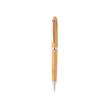 Logo trade promotional gift photo of: Bamboo pen in box