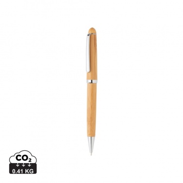 Logo trade business gifts image of: Bamboo pen in box