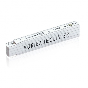 Logo trade promotional items picture of: Fibreglass folding rule