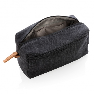 Logotrade advertising product picture of: Canvas toiletry bag PVC free