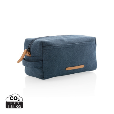 Logotrade promotional products photo of: Canvas toiletry bag PVC free