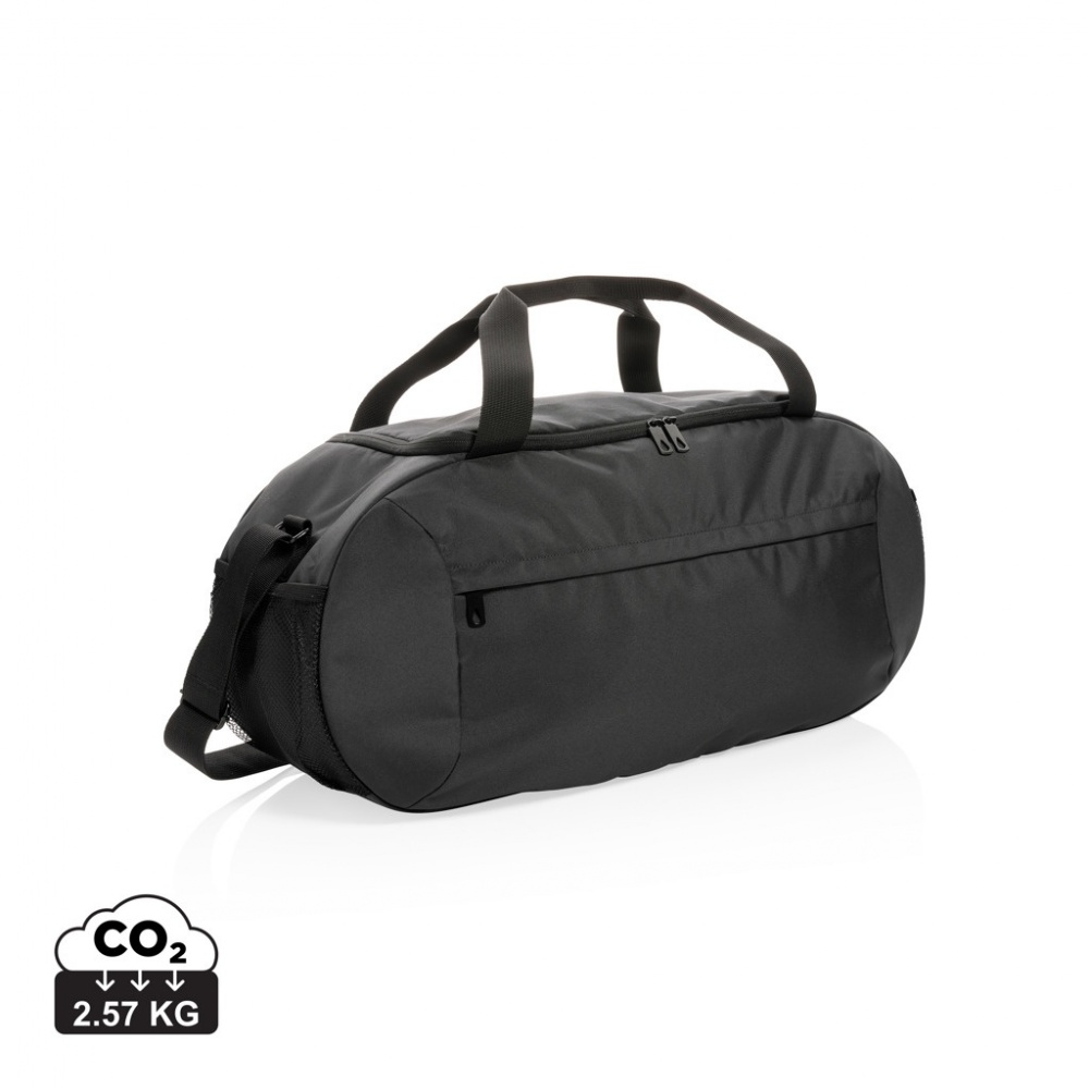 Logo trade corporate gifts image of: Impact AWARE™ RPET modern sports duffel