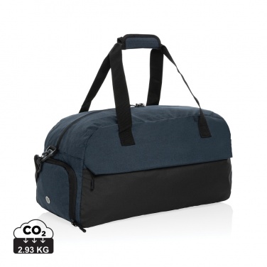 Logo trade promotional gift photo of: Kazu AWARE™ RPET basic weekend duffel