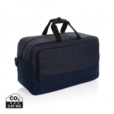 Logo trade business gift photo of: Armond AWARE™ RPET weekend duffel bag