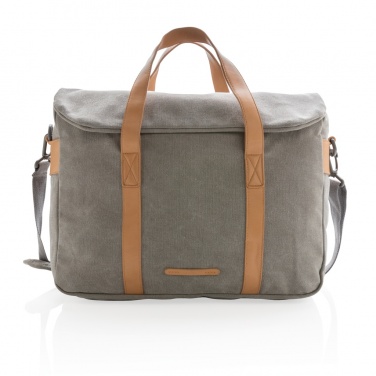 Logotrade advertising product image of: Canvas laptop bag PVC free