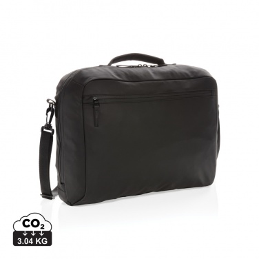 Logotrade promotional gift image of: Fashion black 15.6" laptop bag PVC free