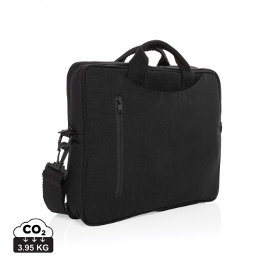 Logotrade business gifts photo of: Laluka AWARE™ recycled cotton 15.4 inch laptop bag