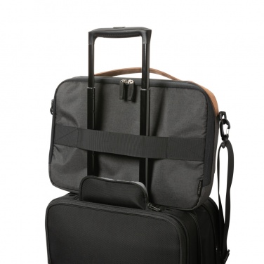 Logotrade promotional product picture of: Impact AWARE™ 300D two tone deluxe 15.6" laptop bag