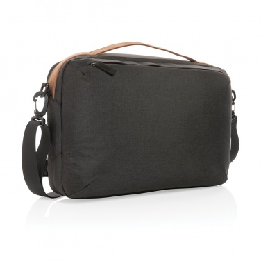 Logotrade promotional item picture of: Impact AWARE™ 300D two tone deluxe 15.6" laptop bag