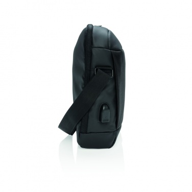 Logo trade promotional gifts picture of: Madrid RFID USB 15.6" laptop bag PVC free