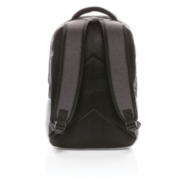 Logo trade promotional merchandise photo of: Duo colour RPET 15.6" RFID laptop backpack PVC free