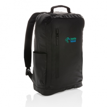 Logo trade promotional gift photo of: Fashion black 15.6" laptop backpack PVC free