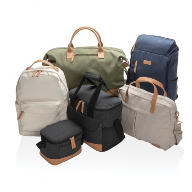 Logotrade promotional giveaway image of: Impact AWARE™ 16 oz. recycled canvas backpack