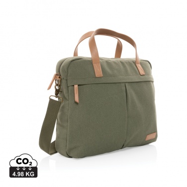 Logotrade promotional merchandise picture of: Impact AWARE™ 16 oz. recycled canvas laptop bag
