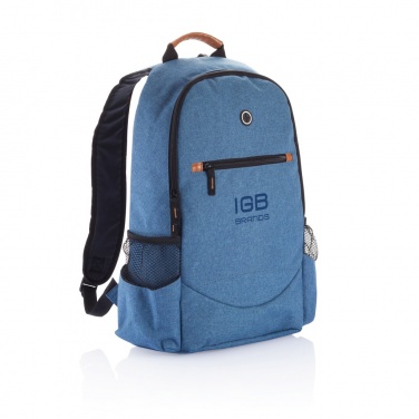 Logo trade promotional giveaways image of: Fashion duo tone backpack