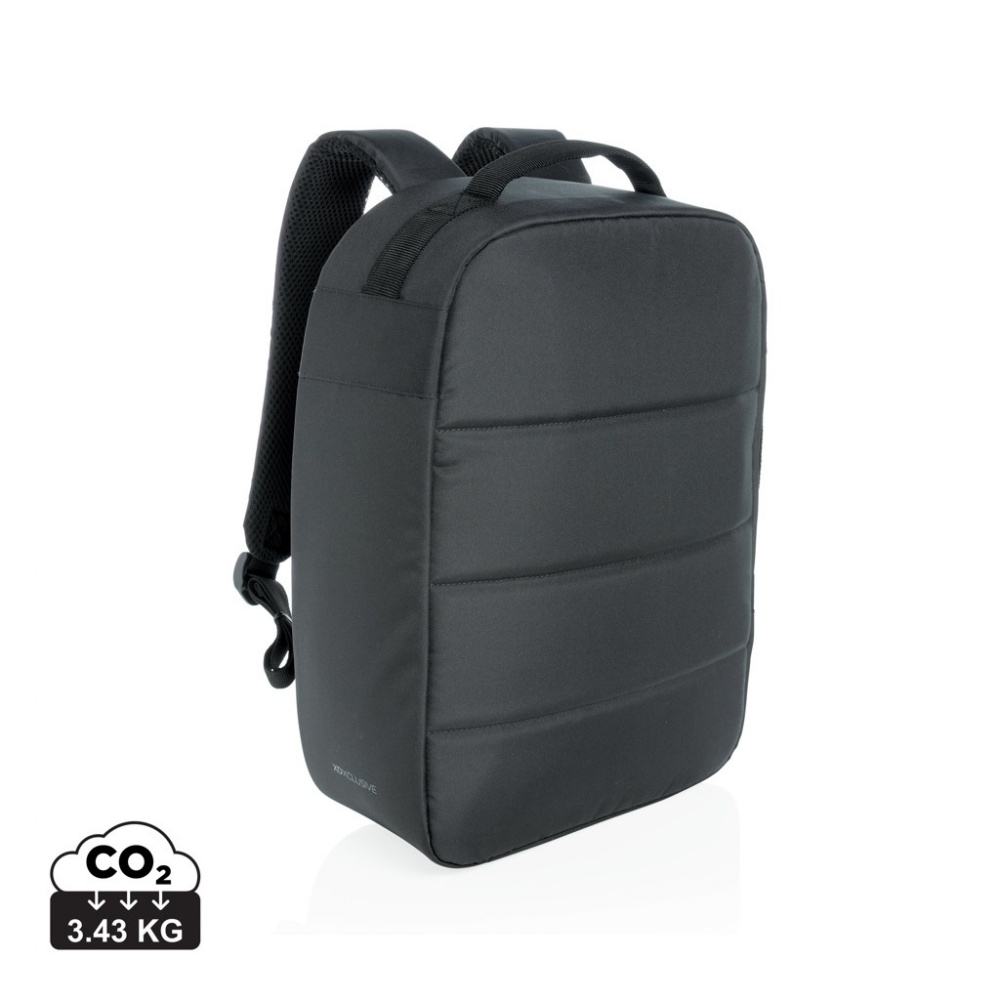 Logotrade promotional giveaway picture of: Impact AWARE™ RPET anti-theft 15.6" laptop backpack