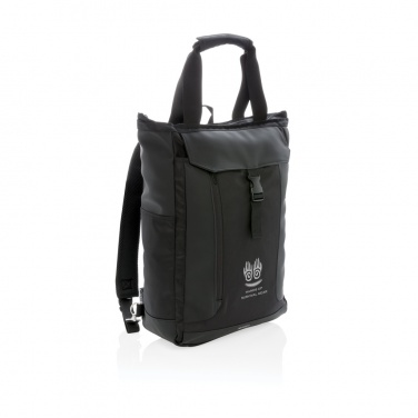 Logo trade promotional merchandise photo of: Swiss Peak RFID 15" laptop totepack PVC free