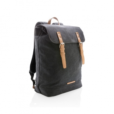 Logo trade corporate gifts picture of: Canvas laptop backpack PVC free