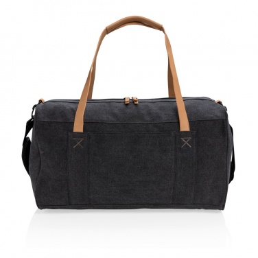 Logo trade promotional items image of: Canvas travel/weekend bag PVC free