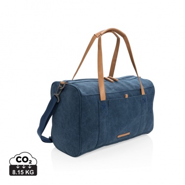 Logo trade corporate gift photo of: Canvas travel/weekend bag PVC free