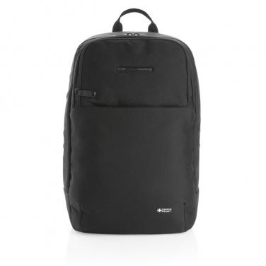 Logo trade promotional merchandise photo of: Swiss Peak laptop backpack with UV-C steriliser pocket