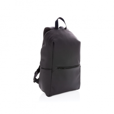 Logo trade promotional gift photo of: Smooth PU 15.6"laptop backpack