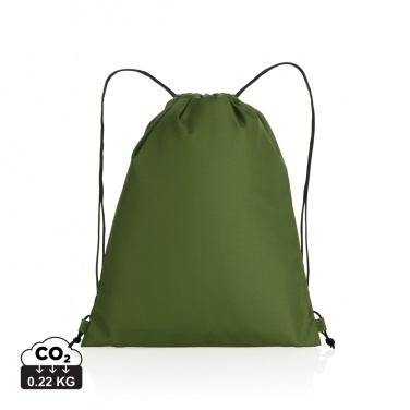 Logo trade corporate gifts picture of: Impact AWARE™ RPET 190T drawstring bag