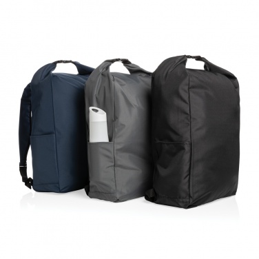 Logotrade promotional items photo of: Impact AWARE™ RPET lightweight rolltop backpack