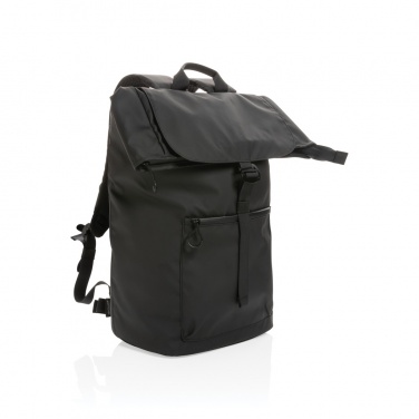 Logo trade business gift photo of: Impact AWARE™ RPET water resistant 15.6" laptop backpack