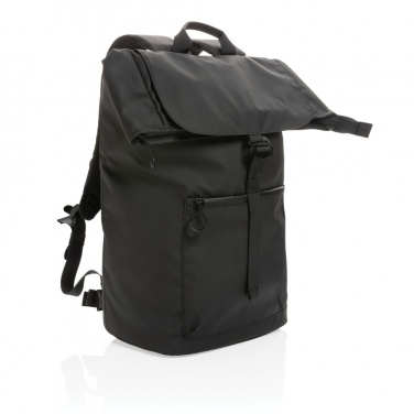 Logo trade promotional products image of: Impact AWARE™ RPET water resistant 15.6" laptop backpack