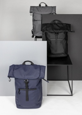 Logo trade promotional products image of: Impact AWARE™ RPET water resistant 15.6" laptop backpack