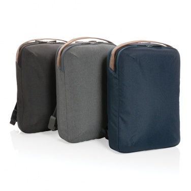 Logotrade promotional merchandise picture of: Impact AWARE™ 300D two tone deluxe 15.6" laptop backpack