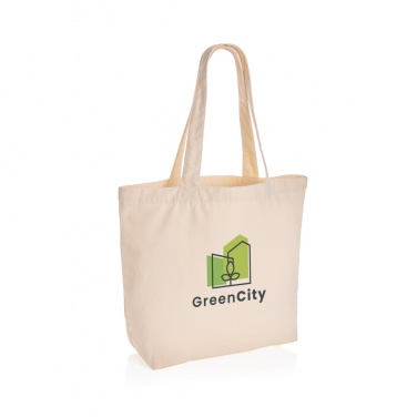 Logotrade advertising product image of: Impact Aware™ 240 gsm rcanvas shopper w/pocket undyed