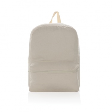 Logo trade promotional items image of: Impact Aware™ 285 gsm rcanvas backpack undyed