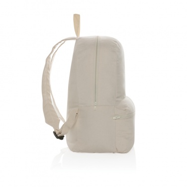 Logo trade advertising products image of: Impact Aware™ 285 gsm rcanvas backpack undyed