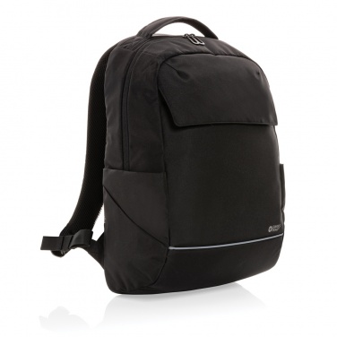 Logo trade promotional gifts picture of: Swiss Peak Brooke AWARE™ RPET daily 15.6" laptop backpack