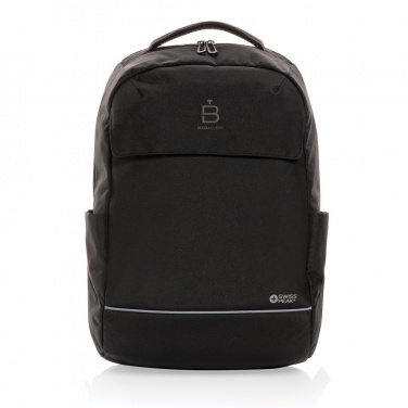 Logo trade promotional giveaways picture of: Swiss Peak Brooke AWARE™ RPET daily 15.6" laptop backpack
