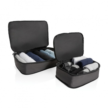 Logotrade promotional items photo of: Swiss Peak Ridge AWARE™ RPET compression travel cubes 2pc