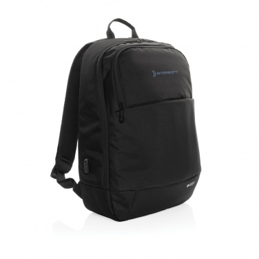 Logo trade corporate gift photo of: Swiss Peak AWARE™ modern 15.6" laptop backpack