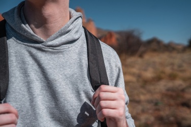 Logo trade promotional gifts picture of: Swiss Peak AWARE™ easy access 15.6'' laptop backpack