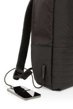 Logo trade advertising products picture of: Swiss Peak AWARE™ RFID anti-theft 15.6'' laptop backpack