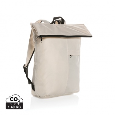 Logotrade promotional item image of: Dillon AWARE™ RPET lightweight foldable backpack
